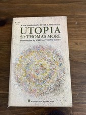 Utopia Sir Thomas More 1965 First Washington Square Press Paperback W203 Marshal picture