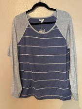 NWT Sonoma Blue And Grey Sweater Size Xl picture