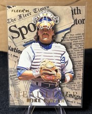 1995 Fleer Update #15 Mike Piazza Headlner Los Angeles Dodgers picture