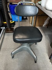 Vintage 1952 Cosco MCM 15 Tanker Propeller Industrial Rolling Office Chair Green picture
