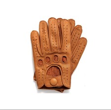 MEN'S 100% GENUINE LEATHER DRIVING GLOVES REVERSE STITCH CHAUFFEUR SWIFT WEARS picture