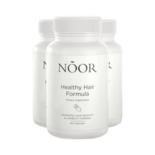 3-Pack NOOR Healthy Hair Formula - NOOR Hair Growth Support Capsules - 180 Caps picture