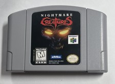Nightmare Creatures (Nintendo 64, 1998) Authentic N64 TESTED. picture