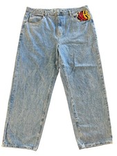Ninth Hall Ambush Men’s Denim Straight Jeans, Embroidered Dragon Logo, Size 40 picture