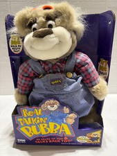 REAL TALKIN' BUBBA - Vintage 1997 Tyco Plush Talking Stuffed Animal Bear picture