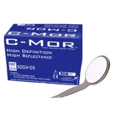 C-Mor 4Pk Stainless Steel Ultra Bright Size 5 Mouth Mirror Head Cone Socket picture