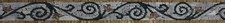 Continuous Wavy Circular Trunk Border Marble Mosaic picture