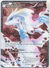 Reshiram (Full Art) Ultra Rare Legendary Treasures RC22/RC25 HP picture
