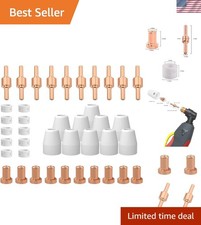 All-in-One 40 PCS Plasma Cutter Tips, Electrodes & Cups - Fits PT31, LG40 picture