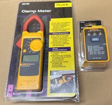 NEW Fluke 301D AC/DC Clamp Meter 600A 600V Voltage Current Frequency Backlight picture
