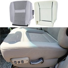 For 2006-2010 Dodge Ram Driver Side Bottom Cloth Seat Cover Gray & Foam Cushion picture