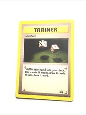 GAMBLER - 60/62 - Fossil - Pokemon Card - LP picture