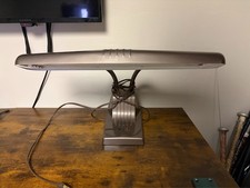 Vintage Dazor Model 1000 Industrial Double Gooseneck Lamp picture
