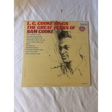 Blue Rock L.C. Cooke Sings Great Years of Sam Cooke Vinyl LP Mono Good MGB24001 picture