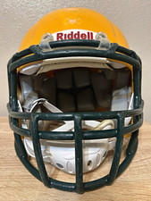 Riddell Revolution Speed Football Helmet Medium Yellow Green 2015 Recert 2023 picture