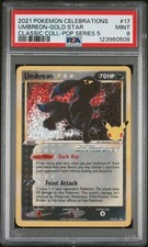 PSA 9 2021 Pokemon SWSH Celebrations Umbreon Classic Collection #17/17 picture