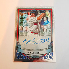 Topps 2024 Bowman Sterling Prospect Autographs Kyle Teel Auto (RC) #PA-KT picture
