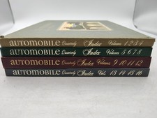 Automobile Quarterly-Cumulative INDEX- Volumes 1-16 (4 Book Lot) VERY NICE picture
