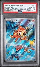 Pokemon Chimchar First Partner Illustration Promo 041 PSA 10 picture