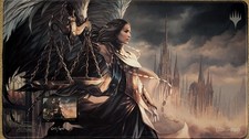 Magali Villeneuve Seraph of the Scales Signed and Stitched Playmat (with CoA) picture