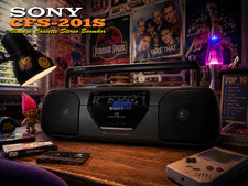 SONY CFS-201S 🌈RaRe🌈 Open Boxed Vintage Cassette Stereo Boombox picture