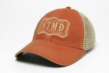 North Texas Metal Detecting NTMD Legacy Old Favorite Trucker Snapback Hat Orange picture