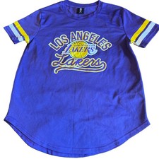 NBA Los Angeles Lakers Mesh Jersey Top L Women Basketball Excellent Condition picture