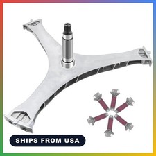 Washer Flange Shaft Assembly Drum Spider Arm Fixes Shaking Not Spinning Noise DC picture