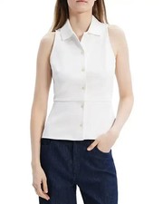 Theory Sleeveless Peplum Top MSRP $225 picture