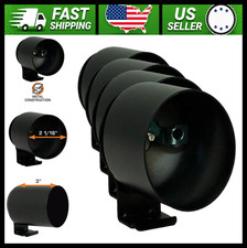 GlowShift Universal Single Gauge Dash Pod Holder 2-1/16in 52mm 4 Pack picture