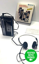 Sanyo MGR59 AM/FM Stereo Cassette Player Walkman Vintage 1985 Tested & Works picture