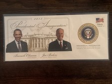 Brand New Sealed 2013 OBAMA BIDEN INAUGURATION COVER Collectible Stamp Envelope picture