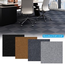 10/20/30Pcs Self Adhesive Carpet Floor Tiles 50x50cm Peel & Stick DIY Flooring picture