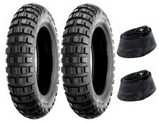 (2) New Shinko 4.00-8 421 Series Tires & Tubes 76-82 Yamaha LB50P/LB80 Chappy picture