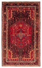 Vintage Traditional Hand-Knotted Area Rug 4'4
