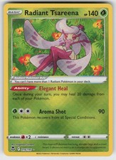 Radiant Tsareena 016/195 Radiant Rare Silver Tempest Pokemon Holo Near Mint picture