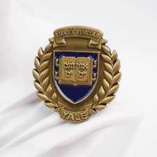 Yale University Enamel Pin Badge | Yale Logo Tin Alloy Lapel Pin picture