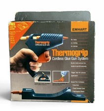 Vintage Emhart Thermogrip Cordless Glue Gun System Model TG-C Complete Set picture
