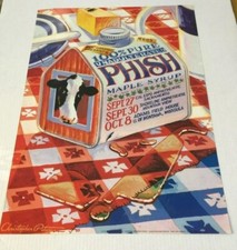 Phish Poster From 1995 Uncirculated MINT Shoreline Missoula Cal Expo picture