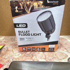 Newhouse Lighting 30W LED Bullet Flood Light 3600lm IP66 Weatherproof Black picture