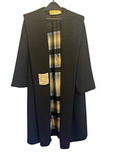 Vintage 50s Lilli Ann Blin Blin Women’s Black Wool Long Overcoat Size M picture
