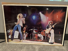 Original Vintage 1970s Led Zeppelin Live Poster Robert Failla 35x23 Rare picture