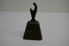 Unusual  Small Solid Copper  Squarish in Shape with odd shaped Handle picture