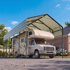14x25ft RV Heavy Duty Metal Carport Canopy,All-Weather Garage Shelter for Pickup picture