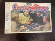 Vintage Casino Bingo 1978 Minton Bradley Board Game Complete In Box picture