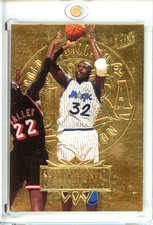 1995-96 Fleer Ultra Shaquille O'neal Gold Medallion Card  #126 picture