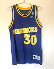 Vintage NBA Golden State Warriors Billy Owens #30 Champion Basketball Jersey picture