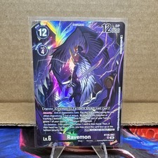 Digimon Card Game Ravemon Alt Art Secret Rare Holo BT26-082 (English) picture