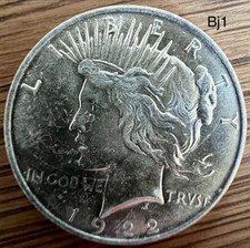 1922-P AU55 Peace Silver Dollar $1 Philadelphia About Uncirculated picture