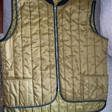 Vintage 1970s Sears Work 'N Leisure Quilted Puffer Vest Mens XL picture